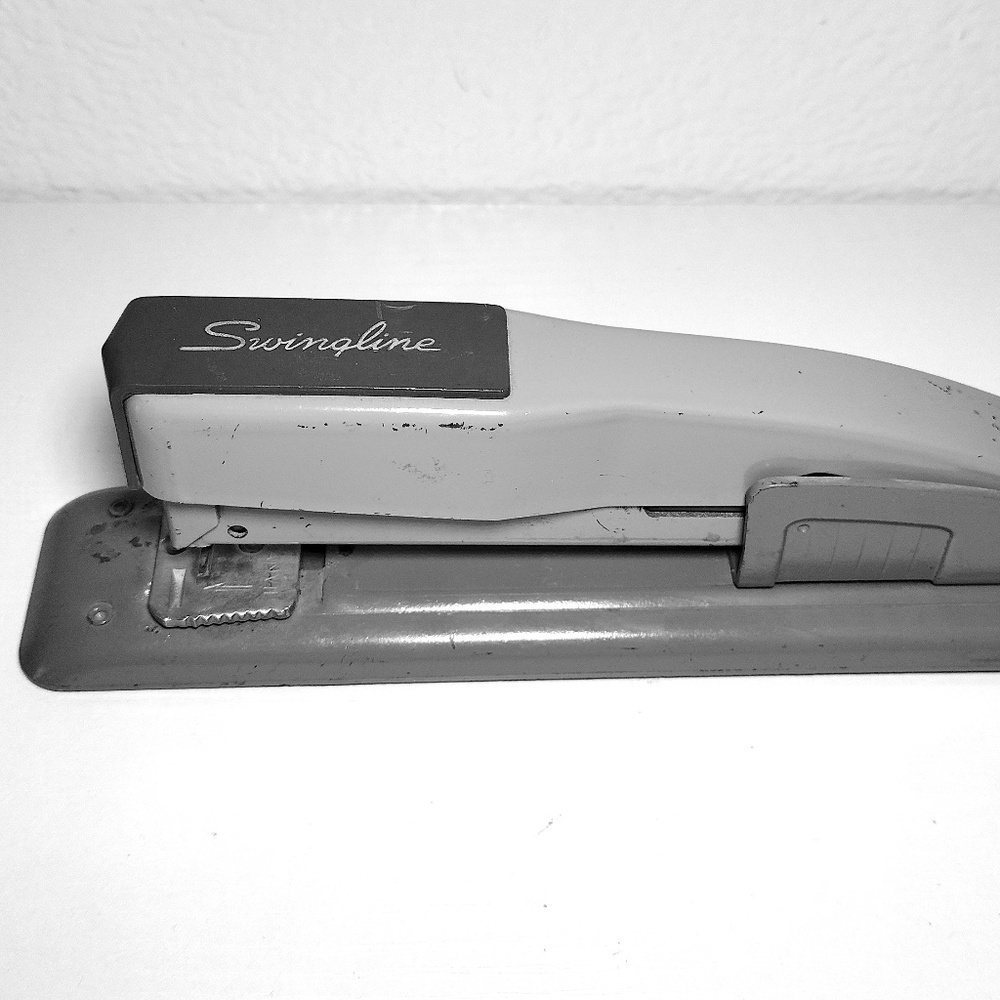 Swingline Vintage Gray Stapler 415 Heavy Duty Made in USA